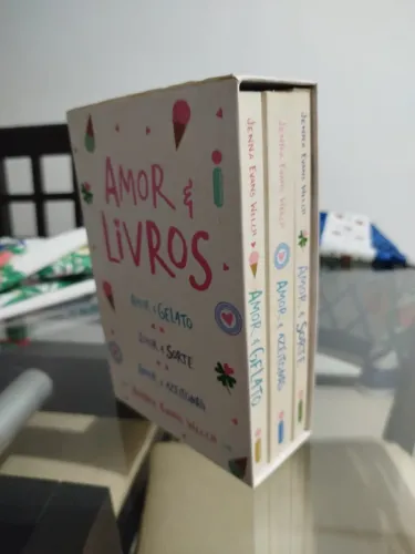 box de livros amor gelato 