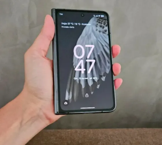 Google pixel fold 512gb tela de dentro quebrada