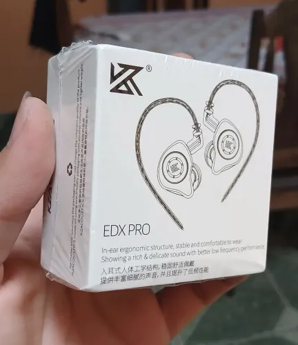 Fone KZ Edx Pro, com microfone, leia a descrição.