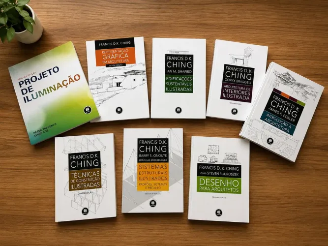 Kit de Livros de Arquitetura - 8 livros