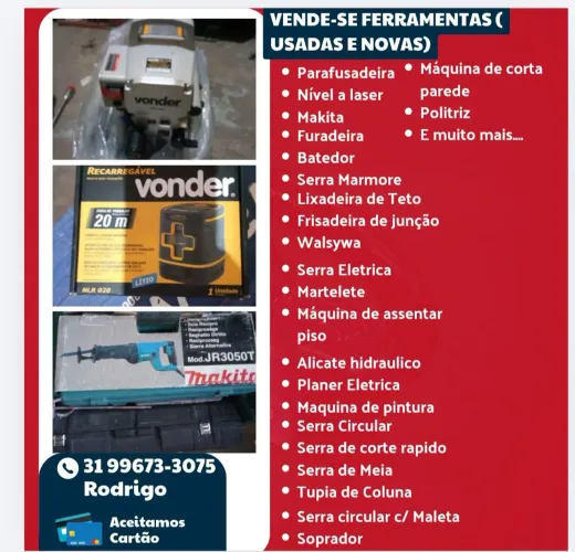 Vende-se Ferramentas