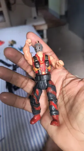 Boneco anos 80 comandos em ação
