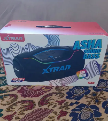 Caixa MP3 Bluetooth Led Rgb 200W Bass Sound