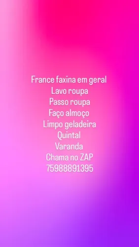 Limpeza doméstica 