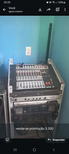 Mesa de som rack