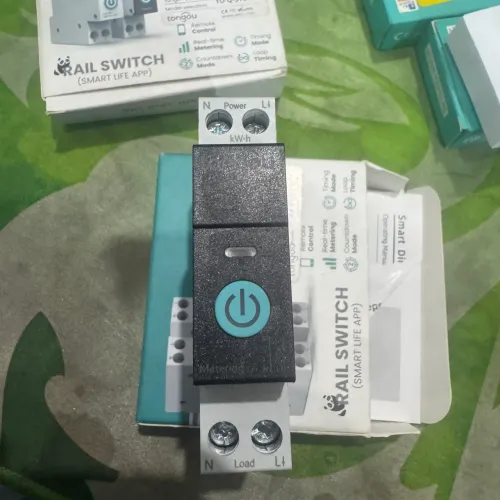 Tongou interruptor disjuntor wifi inteligente 2 unidades bipolar