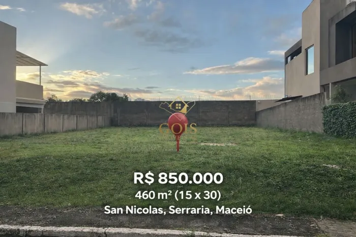 Terreno em Condomínio Fechado San Nicolas, Serraria, Maceió