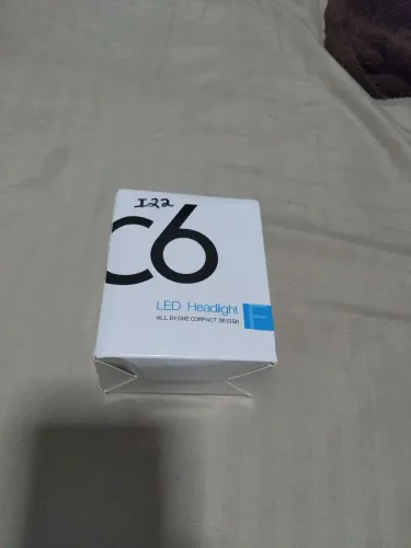 Vendo Par De Lâmpada Led C6 H4 Carro Moto 6000k Branco 36w Turbo Fan