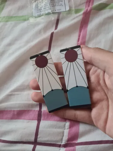 Brincos Tanjiro de pressão