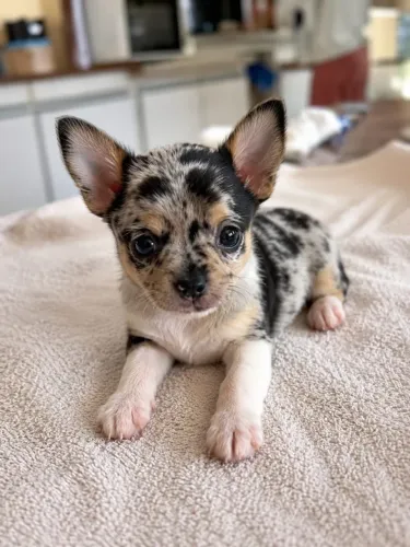 Chihuahua Merle Fêmea - Pelo Curto
