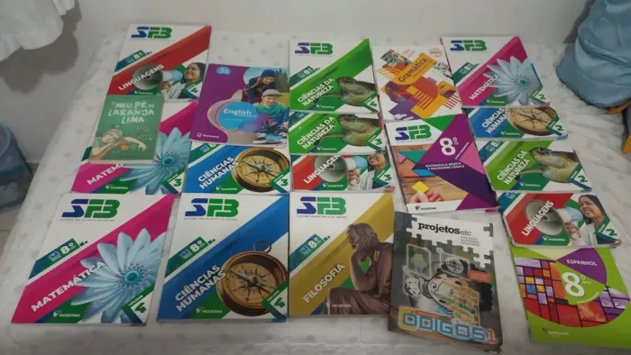 livros sistema farias brito de ensino