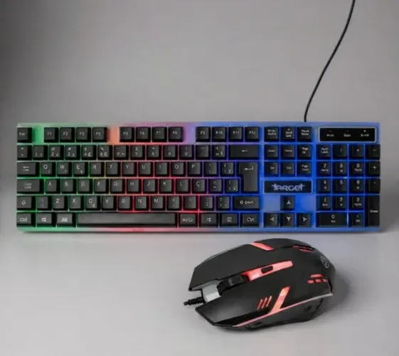 Kit Gamer Completo Teclado e Mouse RGB (Novo/Pronta Entrega)