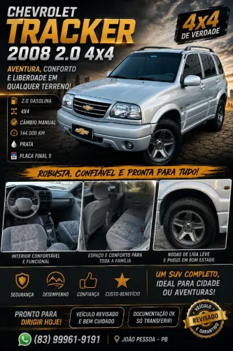 Chevrolet Tracker 2.0 16V 128cv MPFI 4X4 5P 2008