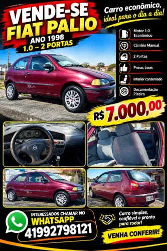 Fiat Palio Young 1.0 MPI 8V 4P (álcool) 2002