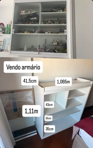 Armário 100% com vidro