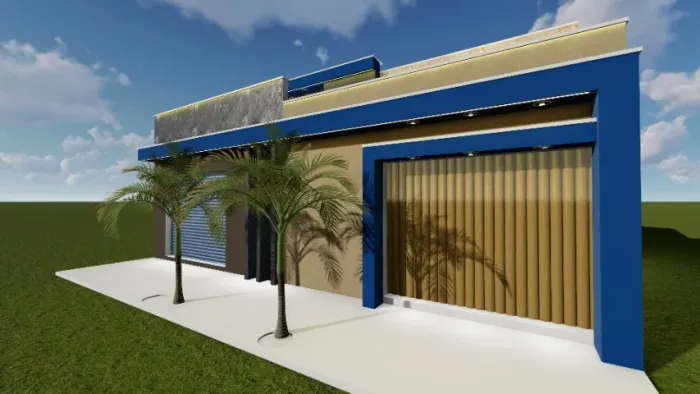 pprojeto em 3d para sua construção