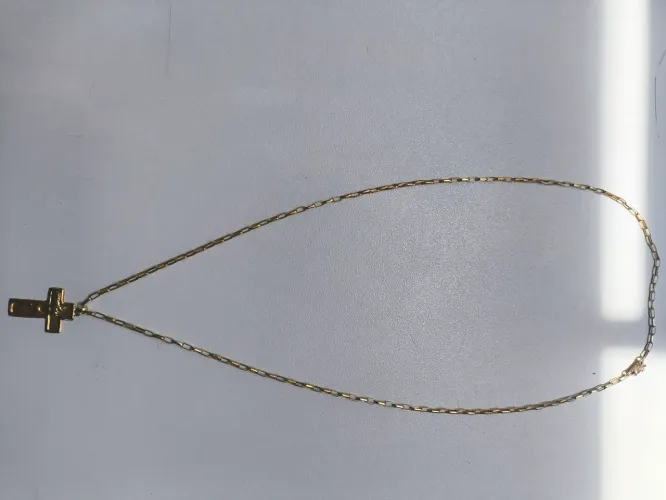 Corrente de ouro com pingente Total de 10 g ramas