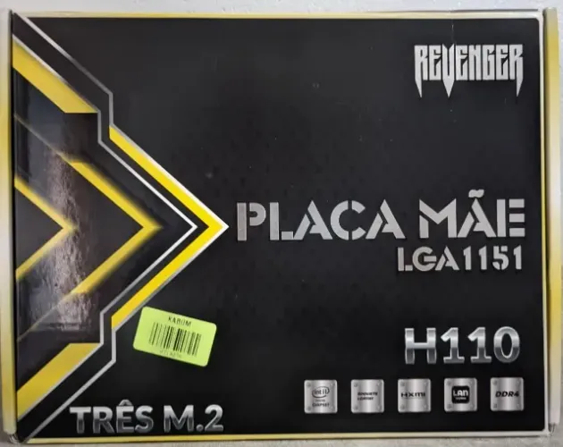 Placa Mãe Revenger G-H110 PRO/ 6ª 7º 8º e 9º Geração/ 3 x NVME e 2 Hdmi e Display Port