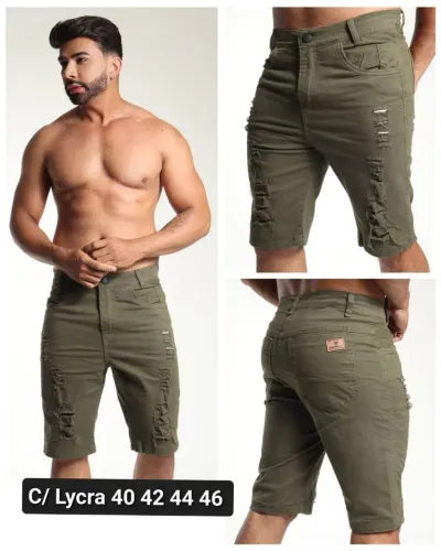 Bermudas jeans masculina