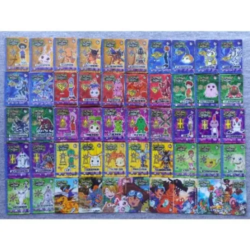 Tazos digimon completa