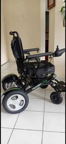 Cadeira de rodas motorizada POWERLITE dobrável street 120kg.SEM USO.