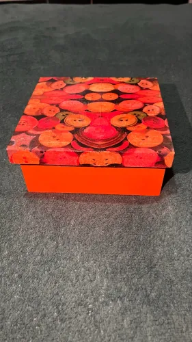caixa mdf artesanal laranjada