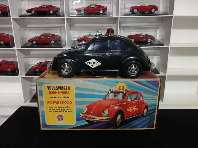 Fusca Policia Bate Volta Da Estrela Funcionando com Caixa