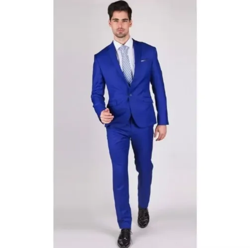 Terno Azul Royal e Camisa social