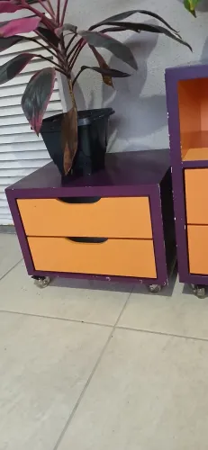 Conjunto de armários Vintage Funcional
