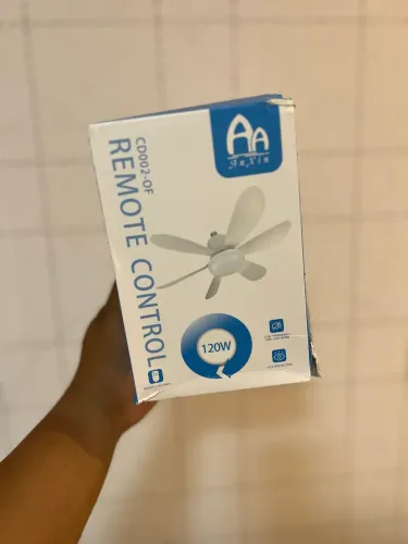 Ventilador de Teto com Lâmpada 120W e Controle Remoto