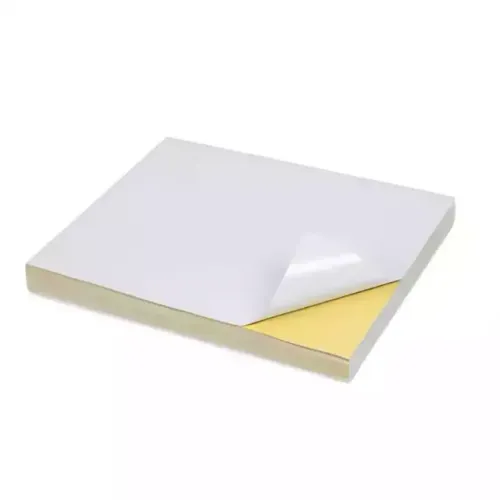 Papel Adesivo Branco Fosco Etiqueta A4 100 Folhas
