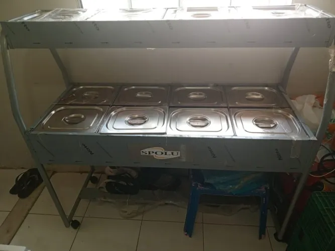 Bufet Self Service Térmico 8 Cubas Quente