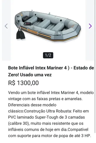 Bote Intex 