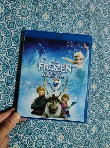 Blu ray Frozen Uma Aventura Congelante Disney Elsa Anna Olaf