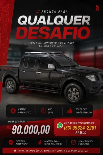 Nissan Frontier SV AT. CD 4X4 2.5 TB Dies. Aut. 2015