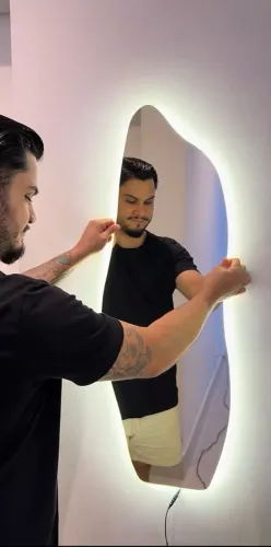 vendo espelho orgânico com led branca 100x35