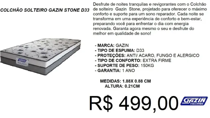 Colchão misto extra firme altissima qualidade