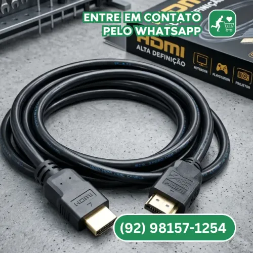 Cabo Hdmi para Tv e Monitor