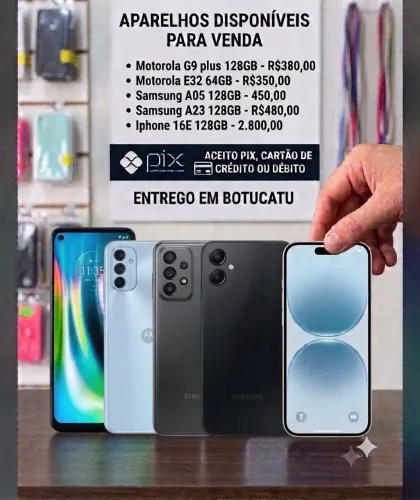Celulares de varios modelos