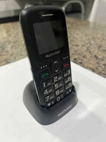 Celular Multilaser com Base Recarregavel