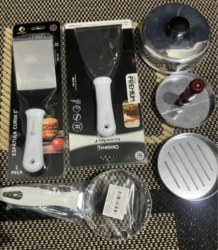 Utensílios para chapa