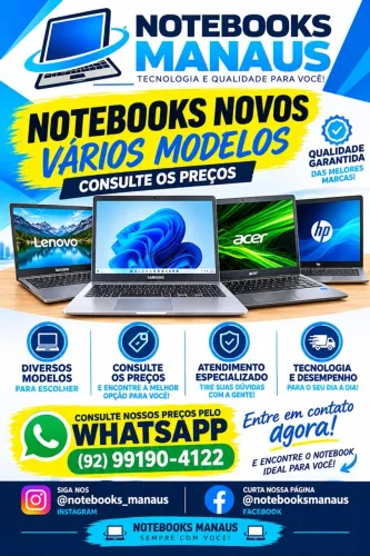 Notebooks novo e semi novo
