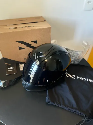 Capacete Norisk Razor Preto Monocolor - Nº 58