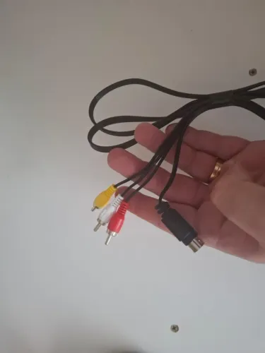 Cabo AV Mega Drive 3 - 9 pinos - áudio e vídeo - reforçado 1,80 metros