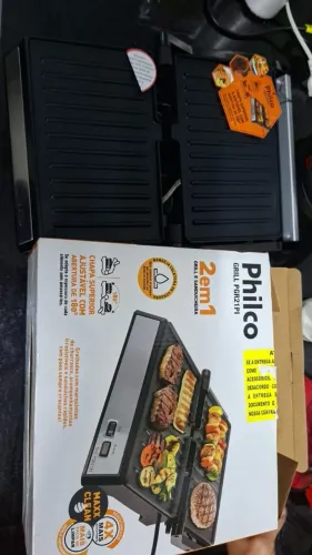 Gril, Sanduicheira e Misteira - Philco - Nova - Grill PGR21PI