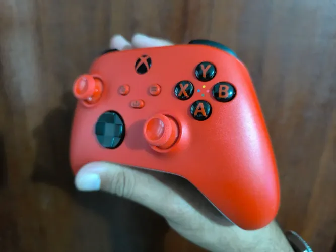 Controle Xbox Series S/X Pulse Red Original Impecável - 3 Meses de Garantia