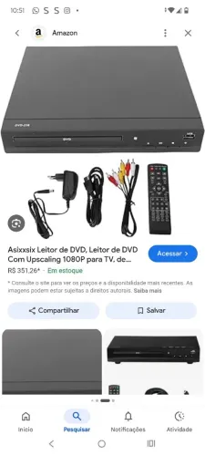 Aparelho de dvd mais dvds de cortesia