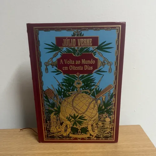 Livro A Volta ao Mundo em Oitenta Dias Júlio Verne