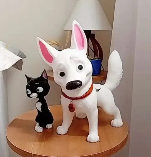 Coleção 3D Disney Bolt e Mittens e Rhino 