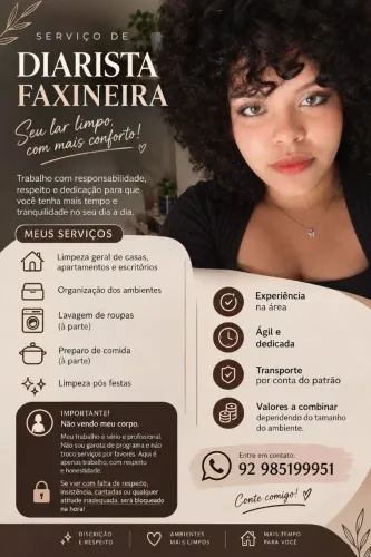 Faxineita/doméstica 